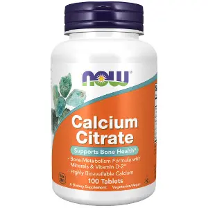 Кальция цитрат NOW (Нау) Calcium Citrate укрепление зубов и костей таблетки флакон 100 шт Кальция цитрат NOW (Нау) Calcium Citrate укрепление зубов и костей таблетки флакон 100 шт