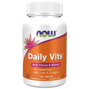 Мультивитамины ежедневные NOW (Нау) Daily Vits витаминный комплекс таблетки флакон 100 шт Мультивитамины ежедневные NOW (Нау) Daily Vits витаминный комплекс таблетки флакон 100 шт