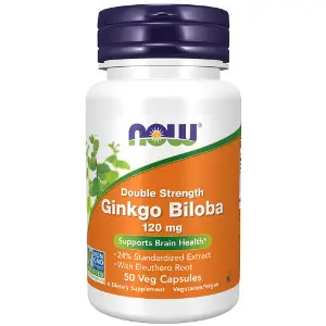 Гинкго Билоба NOW (Нау) Ginkgo Biloba 120 mg капсулы по 120 мг поддерживает здоровье мозга флакон 50 шт Гинкго Билоба NOW (Нау) Ginkgo Biloba 120 mg капсулы по 120 мг поддерживает здоровье мозга флакон 50 шт
