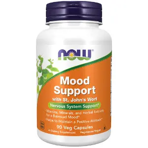 Муд Супорт NOW (Нау) Mood Support With ST Johns Wort капсули для підтримки нервової системи флакон 90 шт Муд Супорт NOW (Нау) Mood Support With ST Johns Wort капсули для підтримки нервової системи флакон 90 шт