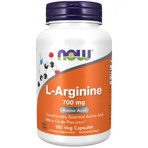 L-аргінін NOW (Нау) L-Arginine 700 mg капсули збільшують м'язову масу та витривалість по 700 мг флакон 180 шт L-аргінін NOW (Нау) L-Arginine 700 mg капсули збільшують м'язову масу та витривалість по 700 мг флакон 180 шт