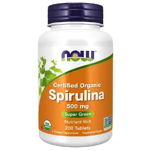 Орг Спирулина NOW (Нау) Org Spirulina 500 mg дополнительный источник биологично активных веществ таблетки флакон 200 шт Орг Спирулина NOW (Нау) Org Spirulina 500 mg дополнительный источник биологично активных веществ таблетки флакон 200 шт