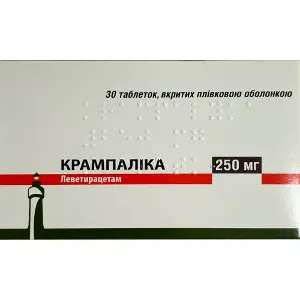 Крампалика таблетки покрытые пленочной оболочкой по 250 мг 3 блистера по 10 шт Крампалика таблетки покрытые пленочной оболочкой по 250 мг 3 блистера по 10 шт