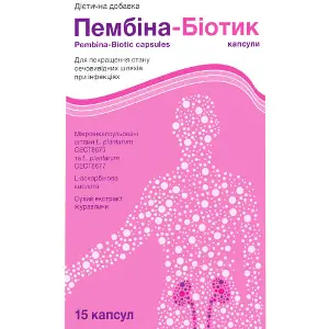 Пембина-Биотик капсулы для улучшения состояния мочевыводящих путей при инфекциях упаковка 15 шт Пембина-Биотик капсулы для улучшения состояния мочевыводящих путей при инфекциях упаковка 15 шт