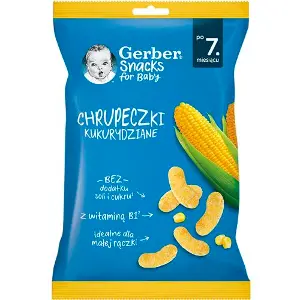 Снеки кукурудзяні NESTLE GERBER (Нестле Гербер) з класичним смаком з 7 місяців 28 г Снеки кукурудзяні NESTLE GERBER (Нестле Гербер) з класичним смаком з 7 місяців 28 г