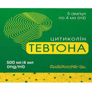 Тевтона раствор для инъекций 500 мг/4 мл в ампулах по 4 мл 5 шт Тевтона раствор для инъекций 500 мг/4 мл в ампулах по 4 мл 5 шт