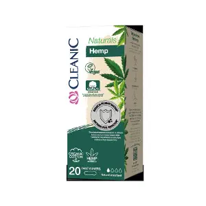 Прокладки ежедневные CLEANIC (Клиник) Naturals Hemp 20 шт Прокладки ежедневные CLEANIC (Клиник) Naturals Hemp 20 шт