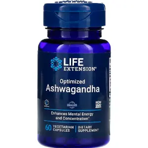 Ашваганда екстракт LIFE EXTENSION (Лайф Екстеншн) Optimized Ashwagandha оптимізована капсули для полегшення наслідків стресу флакон 60 шт Ашваганда екстракт LIFE EXTENSION (Лайф Екстеншн) Optimized Ashwagandha оптимізована капсули для полегшення наслідків стресу флакон 60 шт