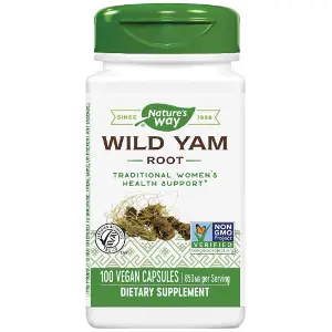 Дикий ямс NATURE’S WAY (Натурес Вей) Wild Yam капсули для підтримки жіночого здоров'я флакон 100 шт Дикий ямс NATURE’S WAY (Натурес Вей) Wild Yam капсули для підтримки жіночого здоров'я флакон 100 шт