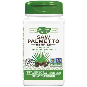 Ягоды Со Пальмето NATURE’S WAY (Натурес Вэй) Saw Palmetto Berries капсулы для поддержки простаты флакон 100 шт Ягоды Со Пальмето NATURE’S WAY (Натурес Вэй) Saw Palmetto Berries капсулы для поддержки простаты флакон 100 шт
