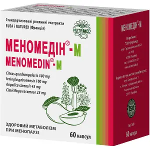 Меномедин-М капсулы здоровый метаболизм при менопаузе 6 блистеров по 10 шт Меномедин-М капсулы здоровый метаболизм при менопаузе 6 блистеров по 10 шт