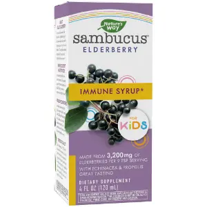 Сироп для дітей NATURE’S WAY (Натурес Вей) Sambucus Immune Syrup For Kid імунний флакон 120 мл Сироп для дітей NATURE’S WAY (Натурес Вей) Sambucus Immune Syrup For Kid імунний флакон 120 мл