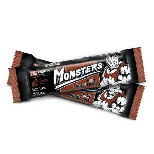 Батончик протеїновий до раціону харчування спортсменів VALE MONSTERS (Вале Монстрерс) з какао глазурований кондитерською глазур’ю 80 г Батончик протеїновий до раціону харчування спортсменів VALE MONSTERS (Вале Монстрерс) з какао глазурований кондитерською глазур’ю 80 г