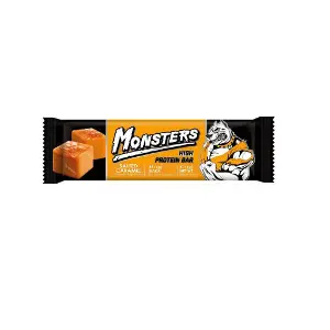 Батончик протеїновий до раціону харчування спортсменів VALE MONSTERS (Вале Монстрерс) з арахісом та карамелю глазурований кондитерською глазур’ю 40 г Батончик протеїновий до раціону харчування спортсменів VALE MONSTERS (Вале Монстрерс) з арахісом та карамелю глазурований кондитерською глазур’ю 40 г