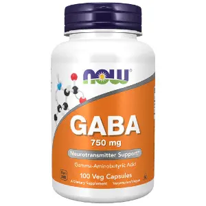 ГАМК Гамма-аміномасляна кислота ГАМК NOW (Нау) GABA 750 капсули по 750 мг заспокійлиівої дії флакон 100 шт ГАМК Гамма-аміномасляна кислота ГАМК NOW (Нау) GABA 750 капсули по 750 мг заспокійлиівої дії флакон 100 шт