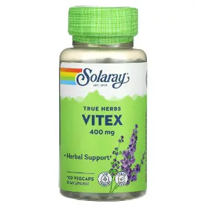 Экстракт ягод Vitex SOLARAY (Солорай) Vitex Berry Extract капсулы по 400 мг флакон 100 шт Экстракт ягод Vitex SOLARAY (Солорай) Vitex Berry Extract капсулы по 400 мг флакон 100 шт