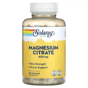 Цитрат магнія SOLARAY (Солорай) Magnesium Citrate капсули для покращення біодоступності мінералів флакон 180 шт Цитрат магнія SOLARAY (Солорай) Magnesium Citrate капсули для покращення біодоступності мінералів флакон 180 шт