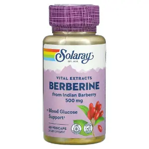 Берберин з індійського барбарису SOLARAY (Солорай) Berberine Root Extract капсули по 500 мг флакон 60 шт Берберин з індійського барбарису SOLARAY (Солорай) Berberine Root Extract капсули по 500 мг флакон 60 шт