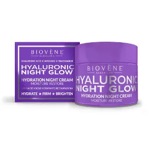 Крем для обличчя BIOVENE (Біовен) зволожуючий та відновлювальний з гіалуроновою кислотою нічний 50 мл Крем для обличчя BIOVENE (Біовен) зволожуючий та відновлювальний з гіалуроновою кислотою нічний 50 мл