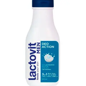 Гель для душу для чоловіків LACTOVIT (Лактовіт) Deoaction 500 мл Гель для душу для чоловіків LACTOVIT (Лактовіт) Deoaction 500 мл