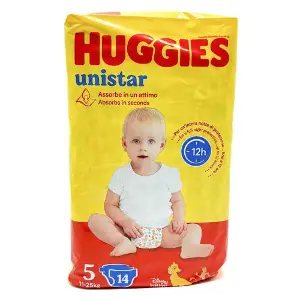 Підгузки для дітей HUGGIES (Хагіс) Unistar (Юністар) унісекс з персонажами Діснея розмір Junior 5 від 11 до 25 кг 14 шт Підгузки для дітей HUGGIES (Хагіс) Unistar (Юністар) унісекс з персонажами Діснея розмір Junior 5 від 11 до 25 кг 14 шт