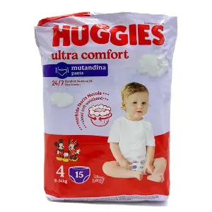 Підгузки-трусики для дітей HUGGIES (Хагіс) Ultra Comfort Unisex (Ультра комфорт унісекс) Pants з персонажами Діснея розмір 4 від 9 кг до 14 кг 15 шт Підгузки-трусики для дітей HUGGIES (Хагіс) Ultra Comfort Unisex (Ультра комфорт унісекс) Pants з персонажами Діснея розмір 4 від 9 кг до 14 кг 15 шт
