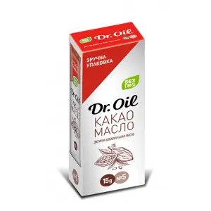 Какао-масло в пакетах по 15 г 5 шт Dr.Oil Какао-масло в пакетах по 15 г 5 шт Dr.Oil