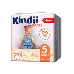 Підгузки-трусики дитячі KINDII (Кінді) Pants розмір 5 від 12 до 17 кг 20 шт Підгузки-трусики дитячі KINDII (Кінді) Pants розмір 5 від 12 до 17 кг 20 шт
