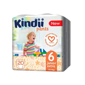 Подгузники-трусики детские KINDII (Кинди) Pants размер 6 от 15 + кг 20 шт Подгузники-трусики детские KINDII (Кинди) Pants размер 6 от 15 + кг 20 шт