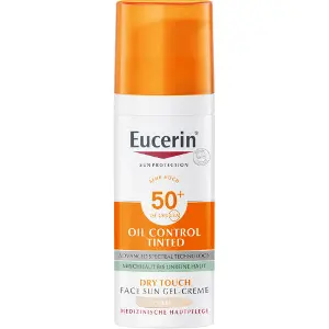 Крем-гель для обличчя EUCERIN (Юцерин) Oil Control з тонуючим ефектом для комбінованої та проблемної шкіри з SPF 50+ (відтінок світлий) 50 мл Крем-гель для обличчя EUCERIN (Юцерин) Oil Control з тонуючим ефектом для комбінованої та проблемної шкіри з SPF 50+ (відтінок світлий) 50 мл