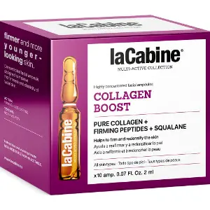 Высококонцентрированные ампулы для лица LA CABINE (ЛаКабин) Collagen Boost с коллагеном для упругости кожи по 2 мл 10 шт Высококонцентрированные ампулы для лица LA CABINE (ЛаКабин) Collagen Boost с коллагеном для упругости кожи по 2 мл 10 шт