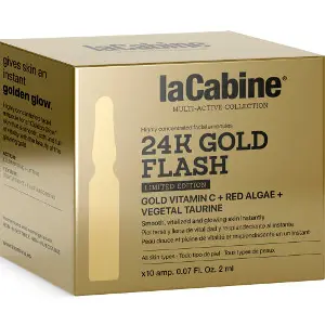Висококонцентровані ампули для обличчя LA CABINE (ЛаКабін) 24К Gold Flash з ефектом сяяння шкіри по 2 мл 10 шт Висококонцентровані ампули для обличчя LA CABINE (ЛаКабін) 24К Gold Flash з ефектом сяяння шкіри по 2 мл 10 шт