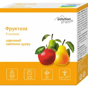 Сахарозамінник Фруктоза порошок 250 г Solution Pharm Сахарозамінник Фруктоза порошок 250 г Solution Pharm