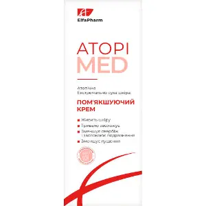 Крем для тіла ELFA PHARM (Ельфа Фарм) Atopi Med (Атопі мед) пом'якшуючий для атопічної, екстремально сухої шкіри немовлят, дітей та дорослих 75 мл Крем для тіла ELFA PHARM (Ельфа Фарм) Atopi Med (Атопі мед) пом'якшуючий для атопічної, екстремально сухої шкіри немовлят, дітей та дорослих 75 мл