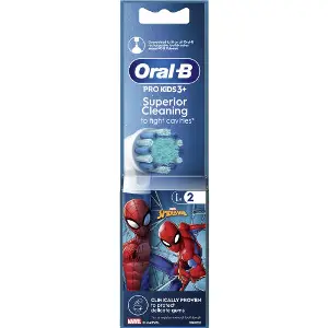 Насадки для электрической зубной щетки ORAL-B (Орал-би) Spider-Man детские Человек Паук EB10S 2 шт Насадки для электрической зубной щетки ORAL-B (Орал-би) Spider-Man детские Человек Паук EB10S 2 шт