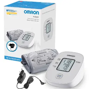 Вимірювач (тонометр) артеріального тиску Omron (Омрон) модель M2 Basic (Базик) HEM-7121J-E автоматичний + адаптер змінного струму HHP-CM01 в комплекті Вимірювач (тонометр) артеріального тиску Omron (Омрон) модель M2 Basic (Базик) HEM-7121J-E автоматичний + адаптер змінного струму HHP-CM01 в комплекті