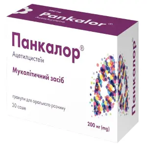 Панкалор гранули для орального розчину по 200 мг в саше 1 г упаковка 30 шт Панкалор гранули для орального розчину по 200 мг в саше 1 г упаковка 30 шт