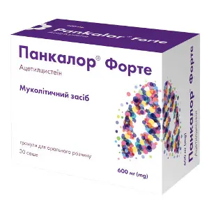 Панкалор Форте гранули для орального розчину по 600 мг в саше 3 г упаковка 30 шт Панкалор Форте гранули для орального розчину по 600 мг в саше 3 г упаковка 30 шт