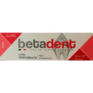 Зубна паста BETADENT (Бетадент) Gums (Гумс) 100 мл Зубна паста BETADENT (Бетадент) Gums (Гумс) 100 мл