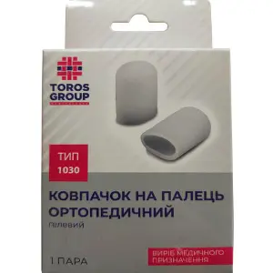 Колпачок на палец TOROS GROUP (Торос Групп) 1030-S гелевый ортопедический размер S Колпачок на палец TOROS GROUP (Торос Групп) 1030-S гелевый ортопедический размер S