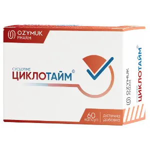 Циклотайм капсули дієтична добавка 6 блістерів по 10 шт Циклотайм капсули дієтична добавка 6 блістерів по 10 шт