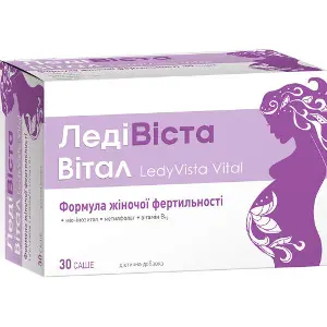 Ледивиста Витал формула женской фертильности в саше 5000 мг 30 шт Ледивиста Витал формула женской фертильности в саше 5000 мг 30 шт