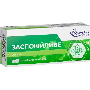 Успокоительное таблетки 2 блистера по 10 шт Семейная аптечка Успокоительное таблетки 2 блистера по 10 шт Семейная аптечка