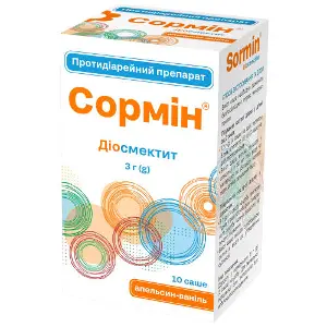Сормін порошок для оральної суспензії по 3 г в саше по 3,72 г 10 шт Сормін порошок для оральної суспензії по 3 г в саше по 3,72 г 10 шт