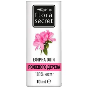 Олія ефірна FLORA SECRET (Флора Сікрет) Рожевого дерева 10 мл Олія ефірна FLORA SECRET (Флора Сікрет) Рожевого дерева 10 мл