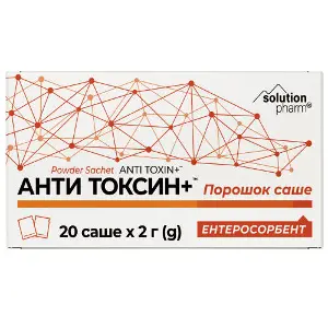 Анти Токсин+ порошок для виведення з організму токсичних речовин в саше по 2 г 20 шт Анти Токсин+ порошок для виведення з організму токсичних речовин в саше по 2 г 20 шт