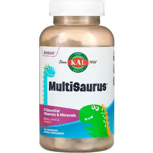 Мультизаурус KAL (Кал) Multisaurus зі смаком ягід, винограду та апельсину таблетки жувальні 90 шт Мультизаурус KAL (Кал) Multisaurus зі смаком ягід, винограду та апельсину таблетки жувальні 90 шт
