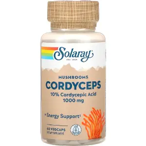Гриб кордицепс SOLARAY (Солорай) Cordyceps Mushroom Extract 1000 mg капсули флакон 60 шт Гриб кордицепс SOLARAY (Солорай) Cordyceps Mushroom Extract 1000 mg капсули флакон 60 шт