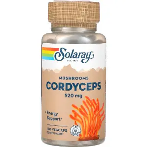 Гриб кордицепс SOLARAY (Солорай) Cordyceps Mushroom 520 мг капсулы флакон 100 шт Гриб кордицепс SOLARAY (Солорай) Cordyceps Mushroom 520 мг капсулы флакон 100 шт