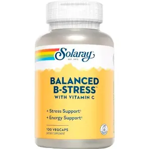 Збалансований В-стрес з вітаміном С SOLARAY (Солорай) Balanced B-stress with vitamin C капсули флакон 100 шт Збалансований В-стрес з вітаміном С SOLARAY (Солорай) Balanced B-stress with vitamin C капсули флакон 100 шт
